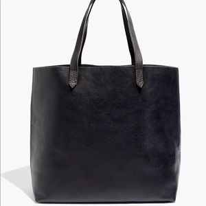 Madewell Transport Tote Black Leather